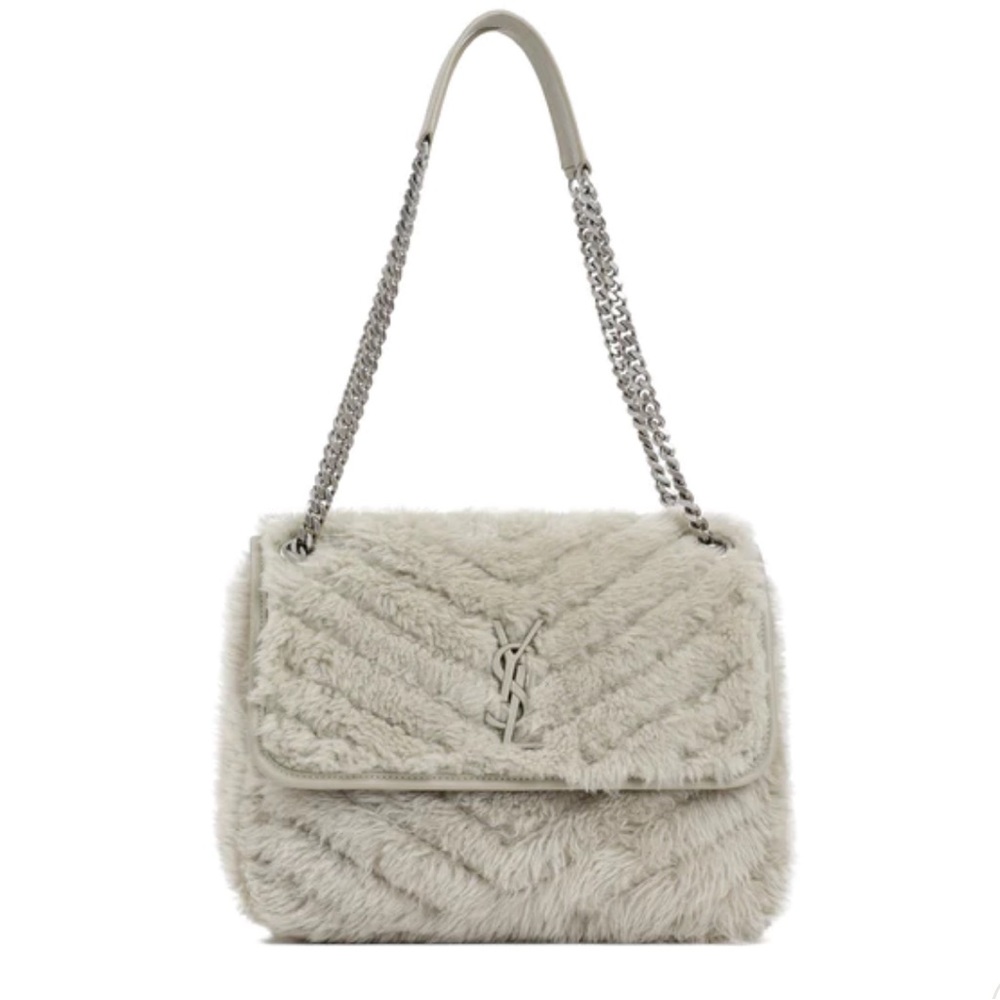 SAINT LAURENT SHEARLING NIKI BAG (NEW)